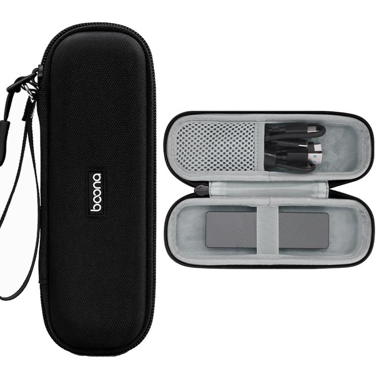 Baona BN-F033 Hard EVA Carrying Case M.2 NVMe SATA SSD Portable Travel Storage Protective Pouch Bag(Black)