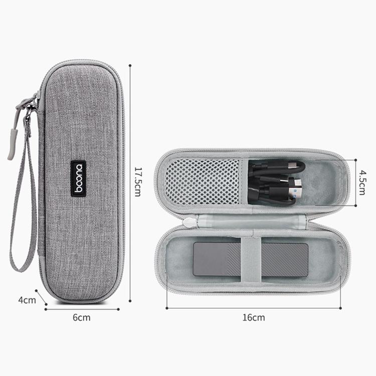 Baona BN-F033 Hard EVA Carrying Case M.2 NVMe SATA SSD Portable Travel Storage Protective Pouch Bag(Black) - Image 3