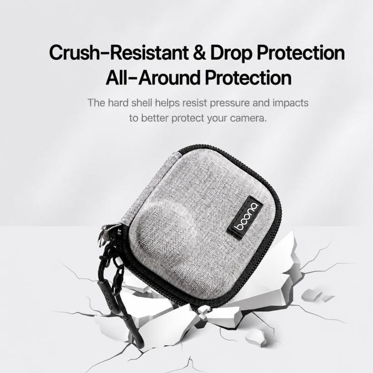 Baona BN-FD011 For DJI Osmo Nano Hard EVA Mini Case Action Camera Protective Pocket Pouch(Black) - Image 5
