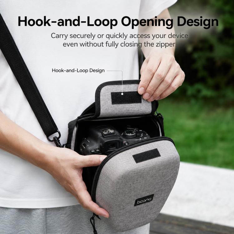 Baona BN-FH001 Hard EVA Triangle Camera Case DSLR Mirrorless Shoulder Bag(Black) - Image 8