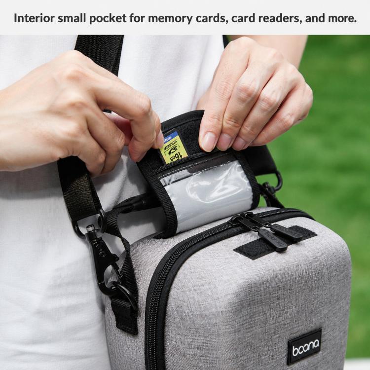 Baona BN-FH001 Hard EVA Triangle Camera Case DSLR Mirrorless Shoulder Bag(Gray) - Image 9