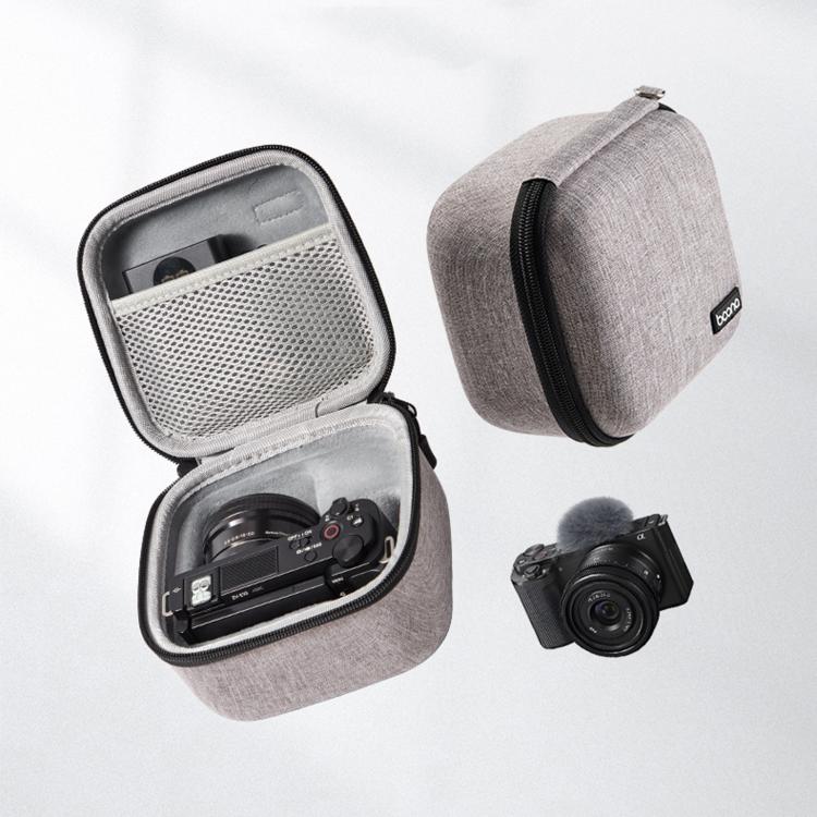 Baona BN-FH003 For Sony ZV-E10 / ZV-E10 II Hard EVA Camera Case Protective Travel Pouch With Mesh Pocket(Black) - Image 2