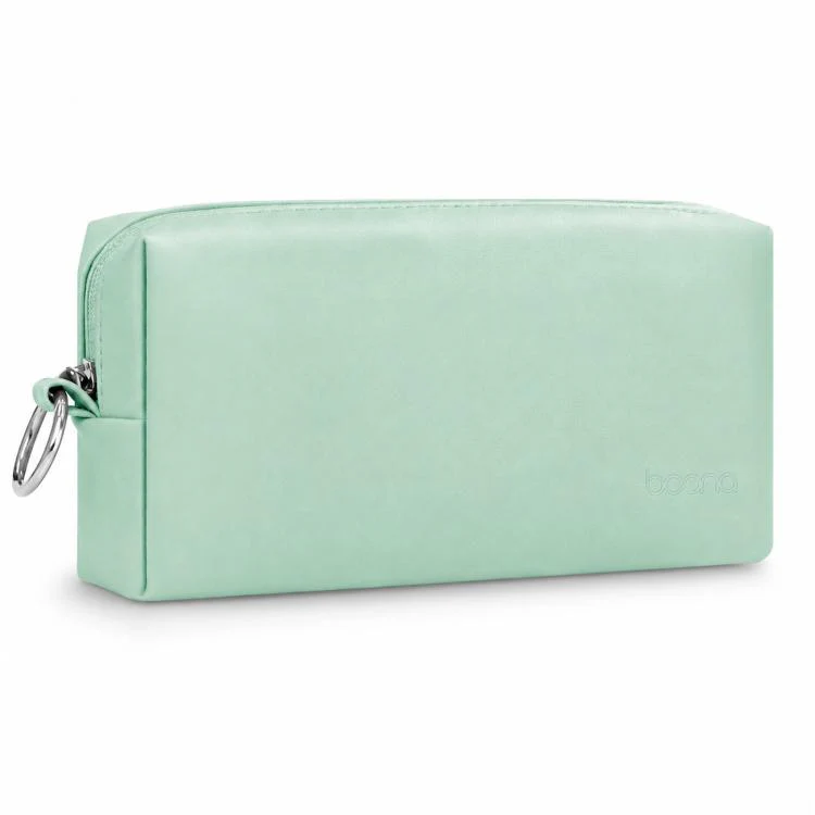 Baona BN-Q003 Large Laptop Power Adapter Charger Mouse Electronics Organizer Pouch PU Leather Travel Tech Case(Green)