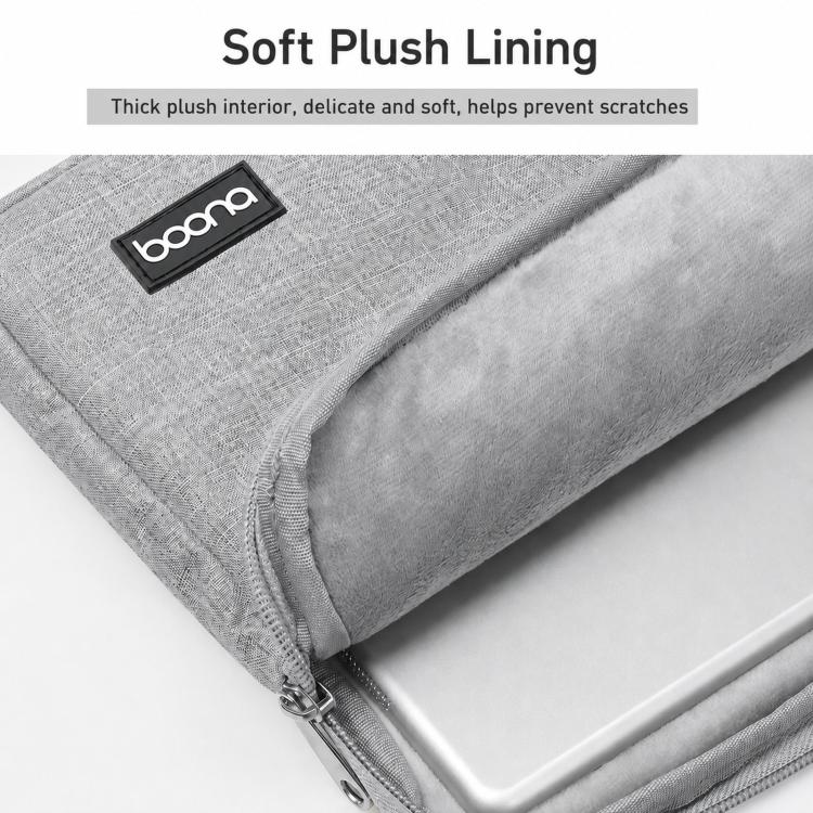 Baona BN-Z002 Laptop Case Waterproof Notebook Protective Bag Slim Computer Pouch, Spec: 15.6 inch Black - Image 5