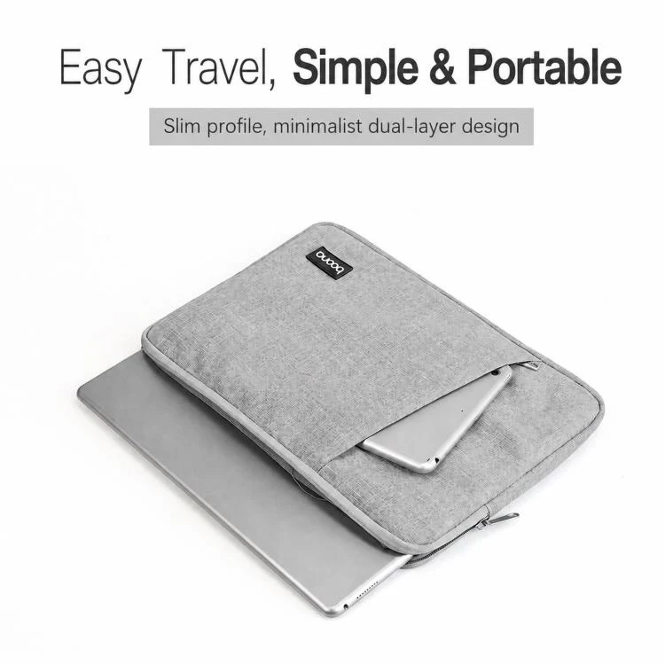 Baona BN-Z002 Laptop Case Waterproof Notebook Protective Bag Slim Computer Pouch, Spec: 15.6 inch Black Handheld - Image 3