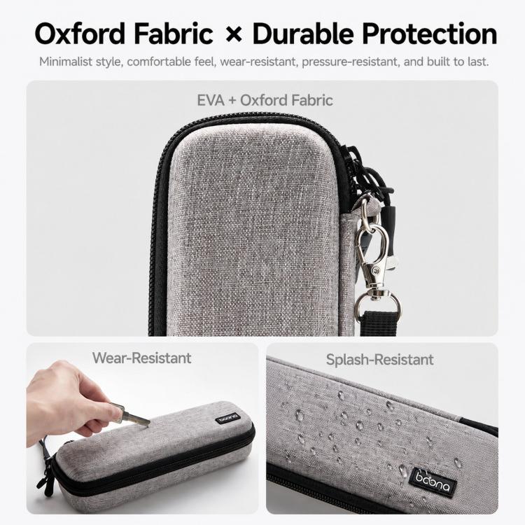 Baona FD006 For DJI Osmo Pocket 3 Hard EVA Case Action Camera Protective Travel Pouch, Spec: Gray+Lanyard - Image 9
