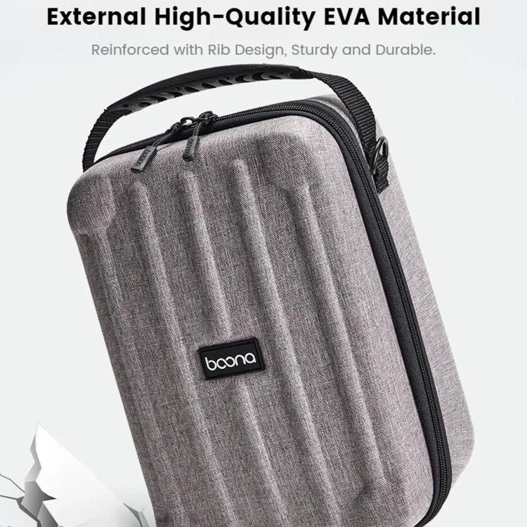 Baona FH002 Crossbody Single-Shoulder Camera Bag Portable EVA Hard-Shell Protective Case(Gray) - Image 4
