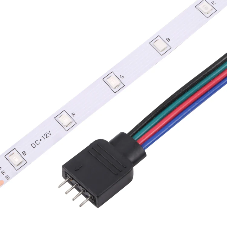 Bare Board 2835 SMD RGB LED Rope Light, 60 LED/m, Length: 5m, 12V 2A 100-240V, with 24-key Remote Control(AU Plug) - Image 4