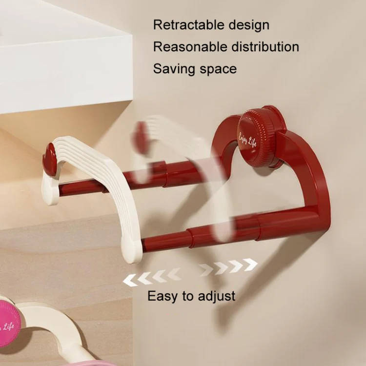 Basin Organiser Telescopic Suction Cup Shelf(White) - Image 4