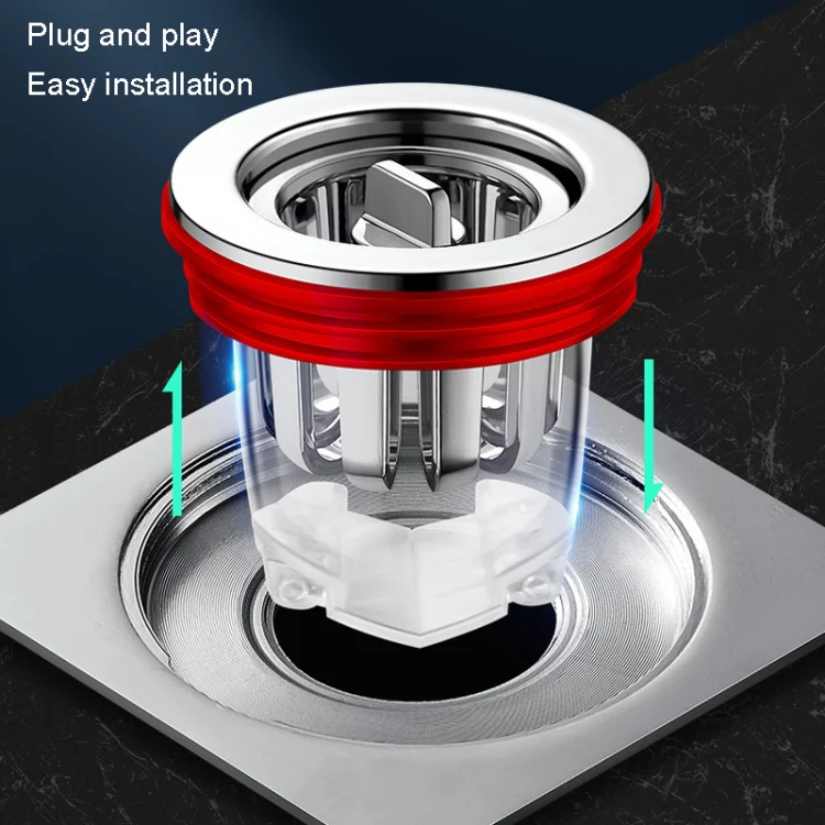 Bathroom Floor Drainage Deodorizer Seal Cover Inner Core Toilet Universal Anti-bug Tube - Image 5
