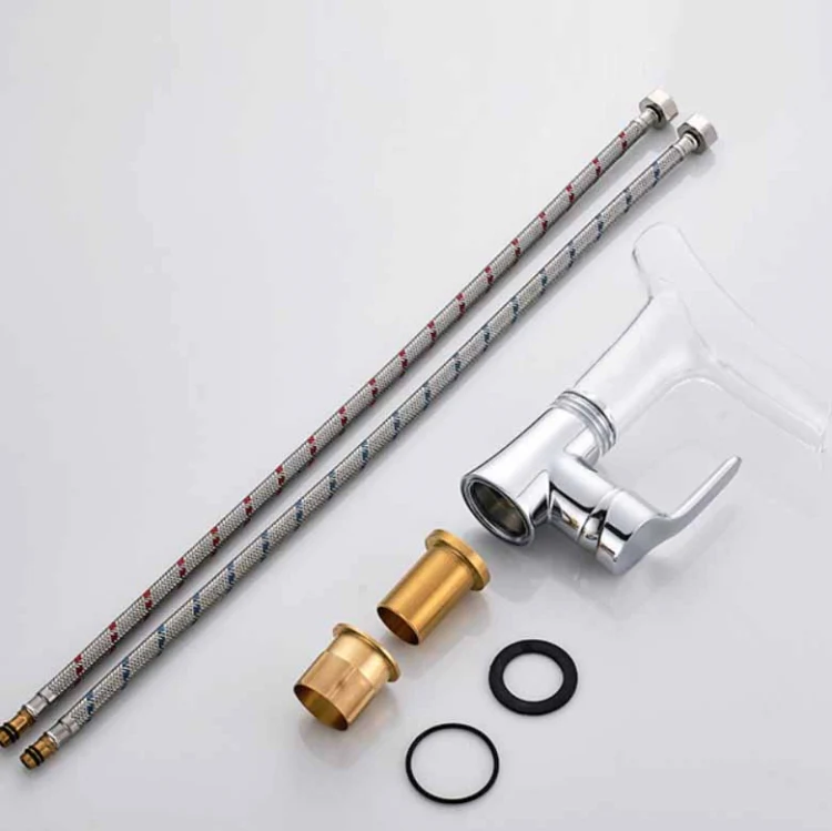 Bathroom Hot Cold Water Faucet Wine Glass Waterfall Faucet(Transparent) - Image 6