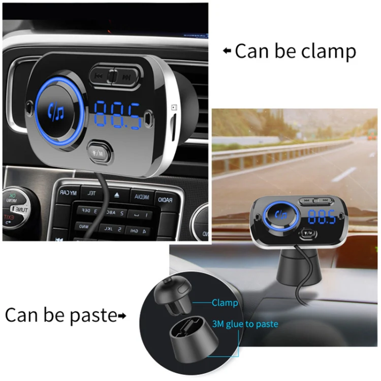 BC49BQ Car Digital Radio Receiver Bluetooth MP3 Player FM Transmitter Voice Assistant QC3.0 Quick Charger - Image 19