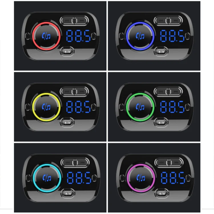 BC49BQ Car Digital Radio Receiver Bluetooth MP3 Player FM Transmitter Voice Assistant QC3.0 Quick Charger - Image 9