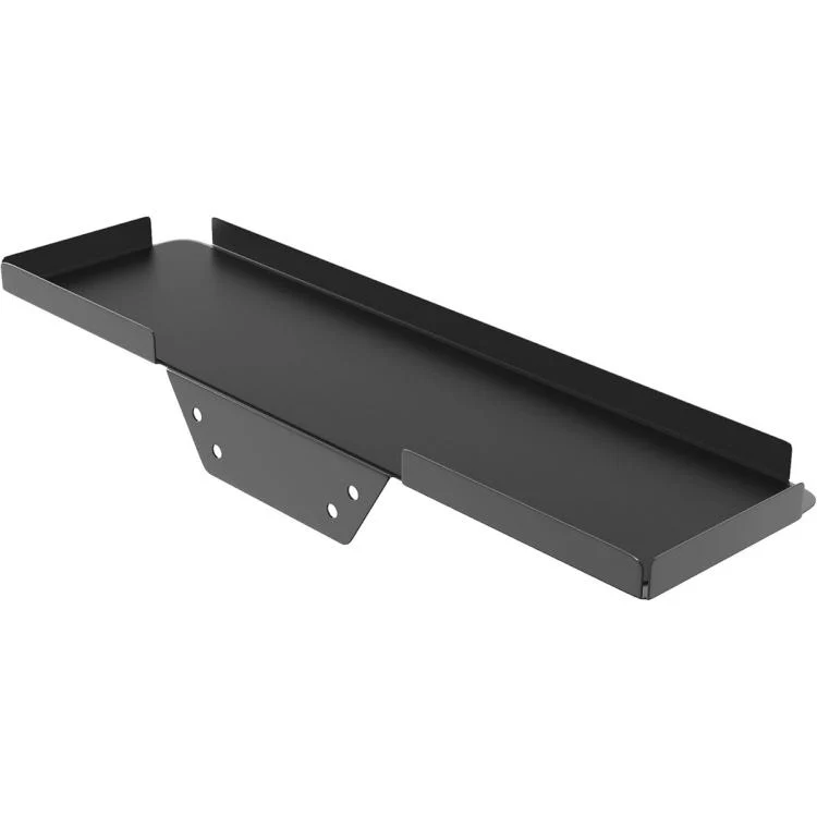 Behind The Monitor Organizer Shelf VESA Mount Tray Hidden Storage for Mini PC, Headphones & Speakers(Black)