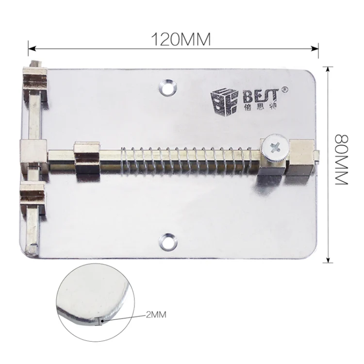 BEST- 001 Stainless Steel Circuit Boards Repair Tool Cell Phone PCB Repair Holder Fixtures - Image 4