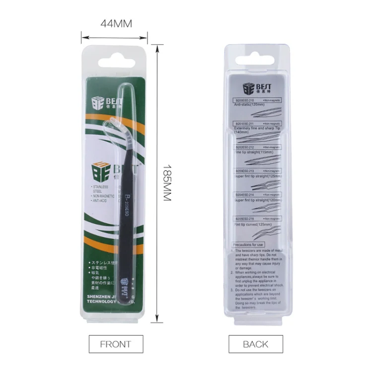 BEST BST-202ESD Best electronic hand tool tweezers - Image 5
