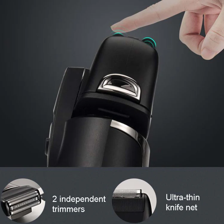 BG-7100 Electric Shaver Reciprocating Shaver LED Digital Rechargeable Shaver - Image 6