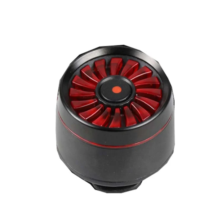 Bicycle Smart Sensor Brake Light USB Tail Light Warning Light(Black) - Image 2