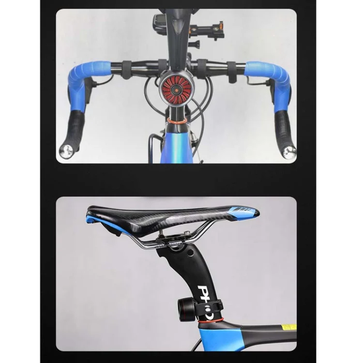 Bicycle Smart Sensor Brake Light USB Tail Light Warning Light(Red) - Image 5