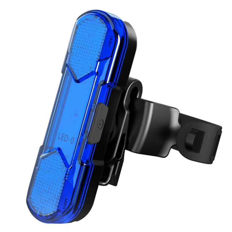 Bicycle USB Rechargeable Taillight LED Tail Lamp (Blue Light) - Image 2