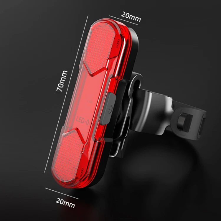 Bicycle USB Rechargeable Taillight LED Tail Lamp (White Light) - Image 4