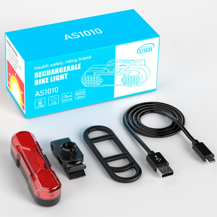 Bicycle USB Rechargeable Taillight LED Tail Lamp (White Light) - Image 8