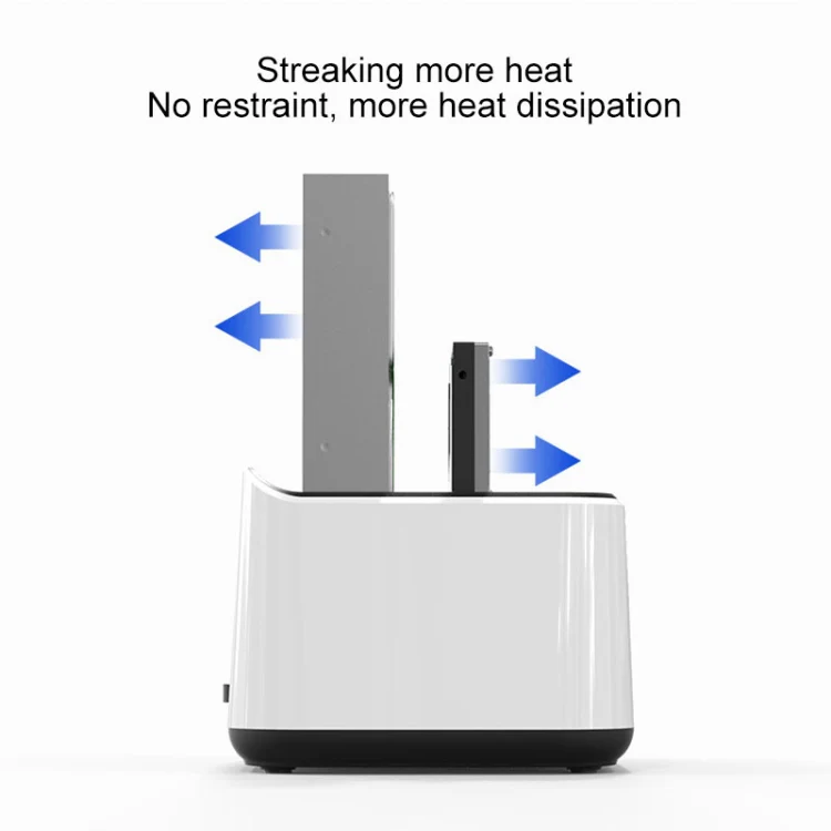 Blueendless 2.5 / 3.5 inch SATA USB 3.0 2 Bay Hard Drive Dock (EU Plug) - Image 5