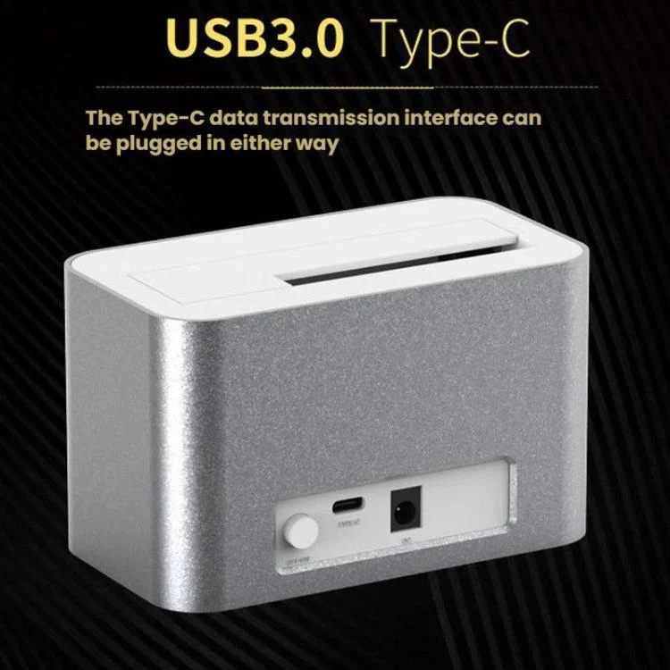 Blueendless HD01 2.5/3.5 Inch Hard Drive Enclosure USB 3.0 Desktop Computer SATA Solid-State/Mechanical External Portable Hard Drive Case US Plug - Image 3