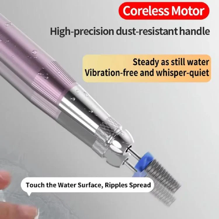BLUEQUE BQ-117 Hollow Cup Nail File Remover High Power Nail Care Tool(White) - Image 6