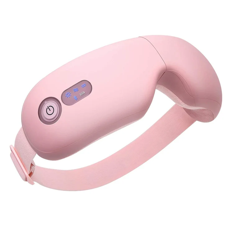 Bluetooth Rechargeable Eye Massager With Heat, Air Pressure And Vibration Massage(Pink) - Image 2