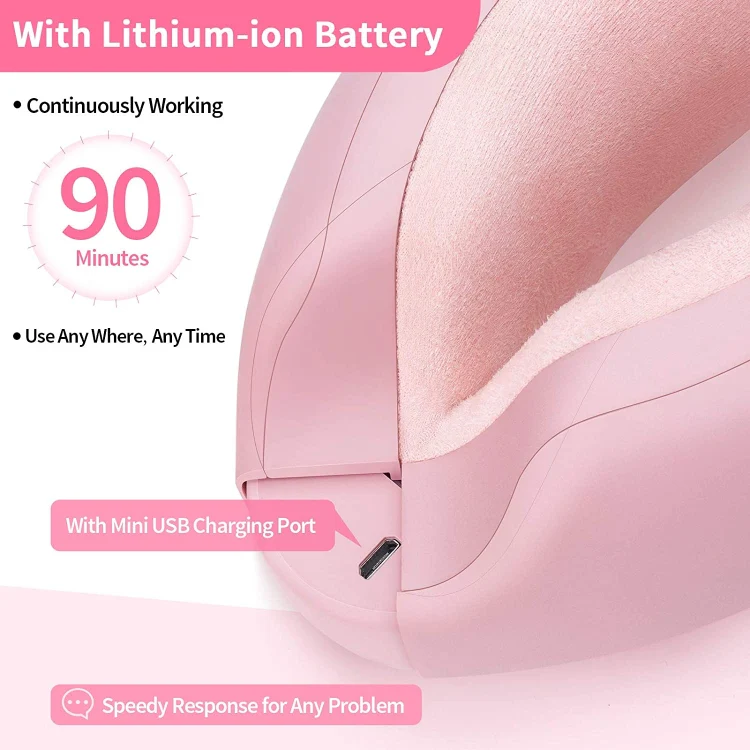 Bluetooth Rechargeable Eye Massager With Heat, Air Pressure And Vibration Massage(White) - Image 7