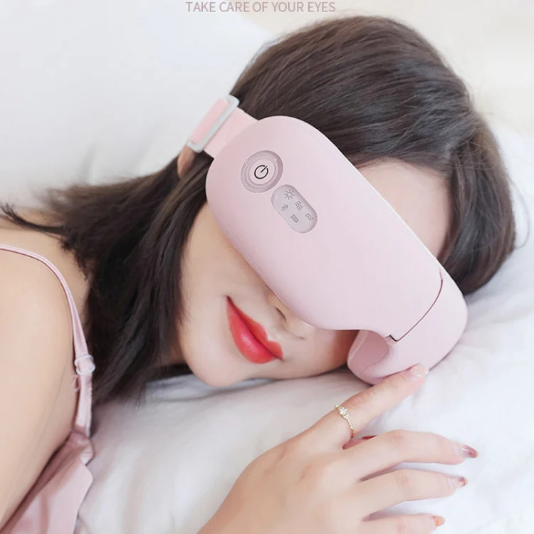 Bluetooth Rechargeable Eye Massager With Heat, Air Pressure And Vibration Massage(White) - Image 9