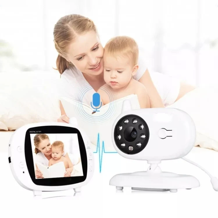 BM850 3.5 inch Wireless Video Color Baby Monitor Night Vision Temperature Monitor(AU Plug) - Image 5