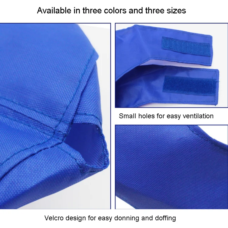 Breathable Eye Mask For Cats Cleaning Grooming Bath Supplies, Size: M For 2.5-5kg(Blue) - Image 3