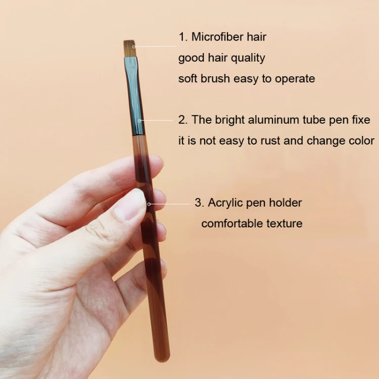 Brown Nail Art Pen Set Colorful Drawing Tools, Style: Versatile Pen - Image 3