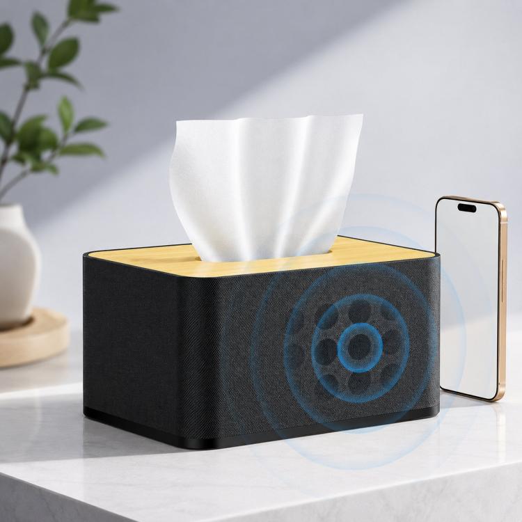 BS-99Pro Max 84 Sine Wave Covert Tissue Box Audio Protection Device, 360 Degrees Ultrasonic Voice Recorder Blocker, US Plug