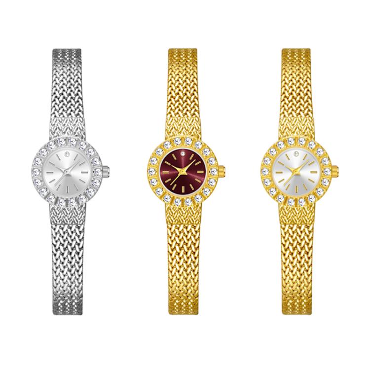 BS Bee Sister Elegant Quartz Watch Light Luxury Temperament Antique Women Watch Holiday Gift(Classic Silver) - Image 3