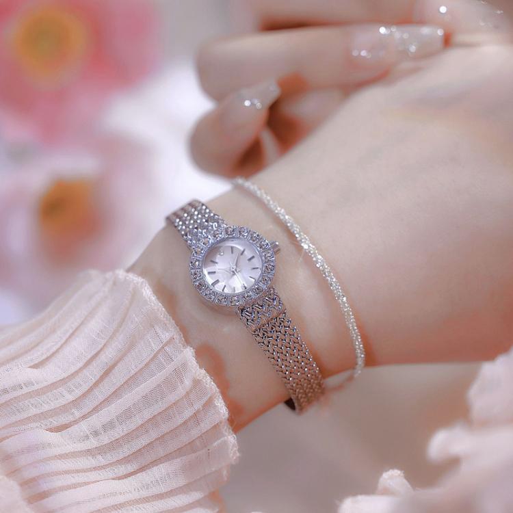 BS Bee Sister Elegant Quartz Watch Light Luxury Temperament Antique Women Watch Holiday Gift(Gold Red) - Image 2