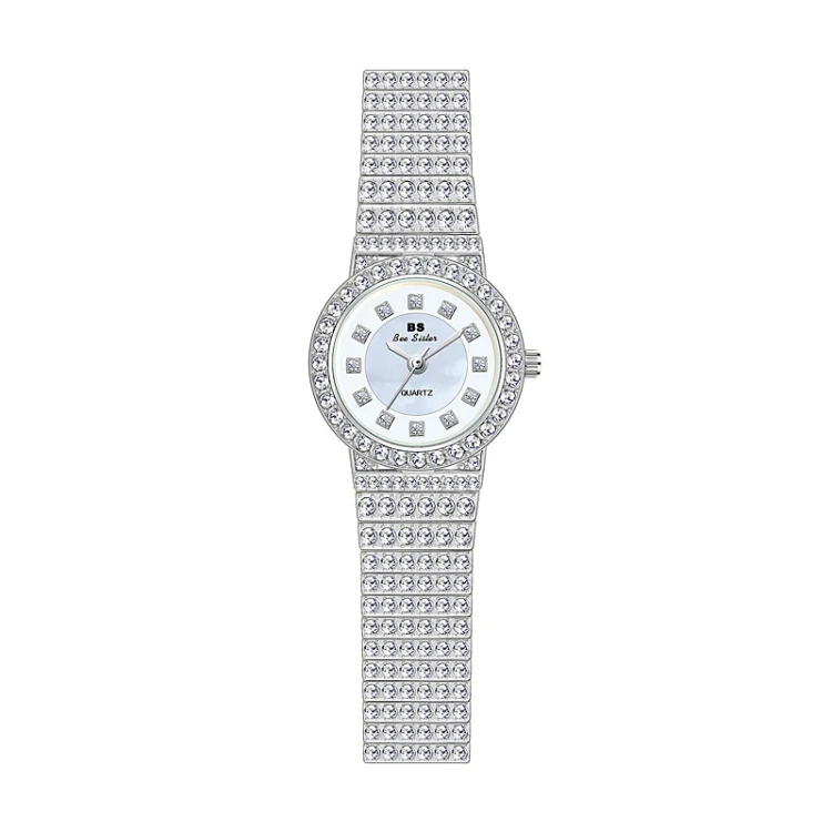 BS Bee Sister FA1101 Women Chain Watch Starry Diamonds Wrist watch(Silver Scale Surface)