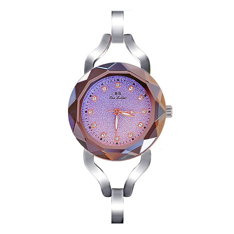 BS Bee Sister  FA1565  Aurora Star Diamond Ladies Chain Watch(Rose Gold) - Image 3