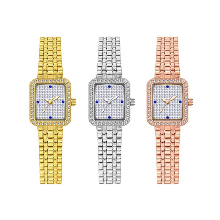BS Bee Sister  FA1597  Ladies Alloy Watch Diamond Watch(Rose Gold) - Image 3