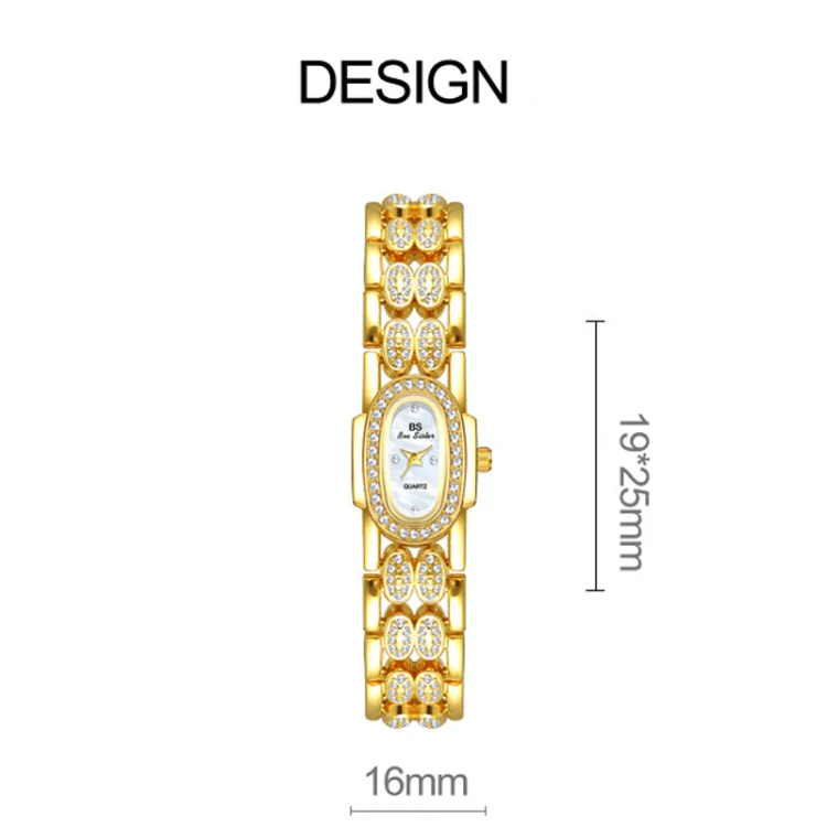 BS Bee Sister Stainless Steel Ladies Bracelet Watch Diamond Wristwatch(Classic Silver) - Image 8