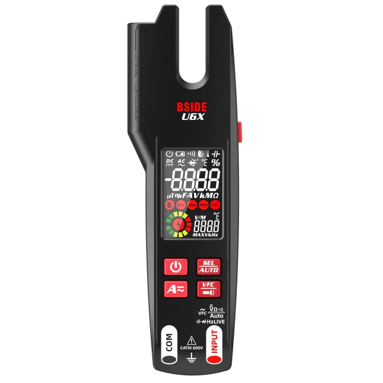 BSIDE U6X AC/DC Clamp-on Infrared Temperature Measurement Multimeter - Image 2