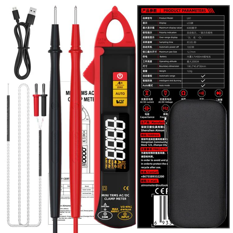 BSIDE UX1 High Precision Smart Clamp Meter AC/DC 100A 6000-Count Multimeter - Image 17