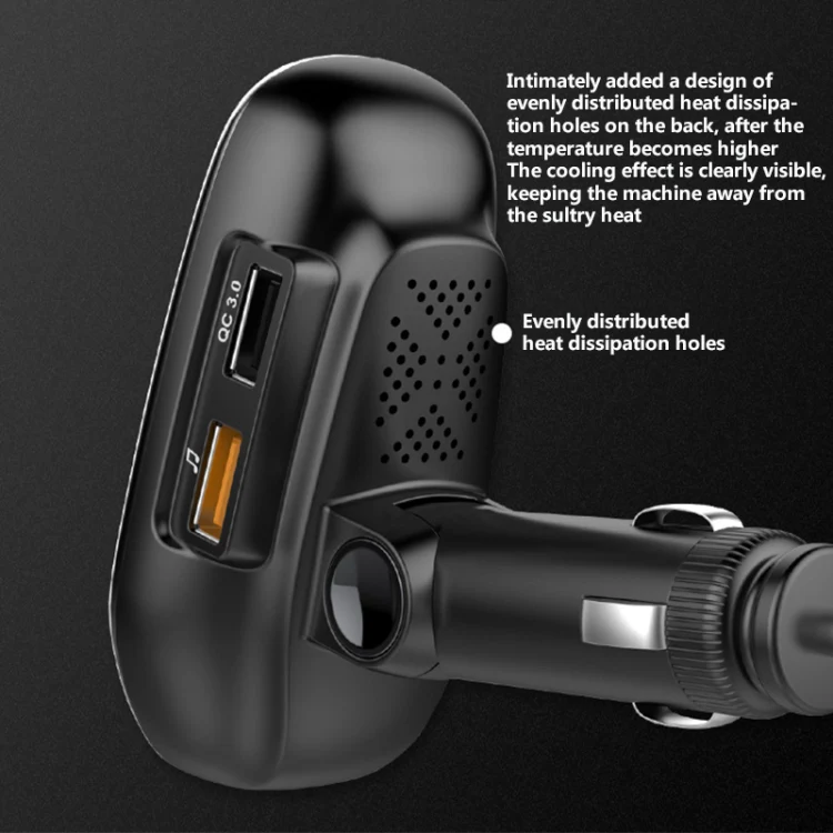 BT29 Color Screen Car Multi-functional Mp3 Player Multi-language Aux Out Card Bluetooth Adapter - Image 4