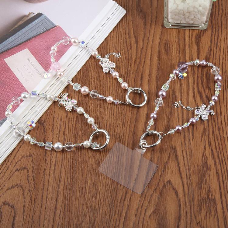 Bubble Bead Tassel Phone Lanyard(Purple) - Image 2