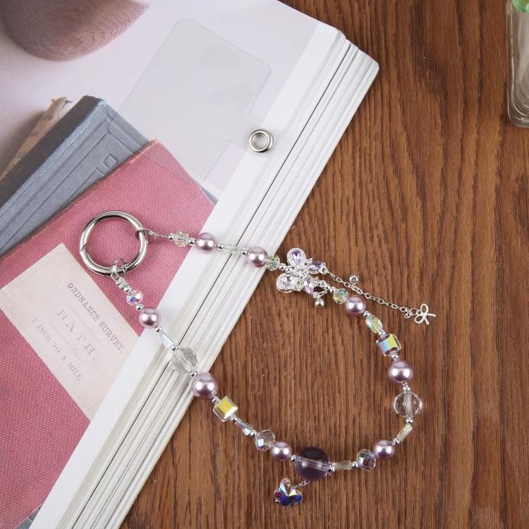 Bubble Bead Tassel Phone Lanyard(Silver) - Image 3