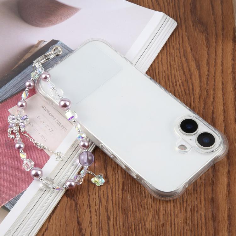 Bubble Bead Tassel Phone Lanyard(Silver) - Image 6