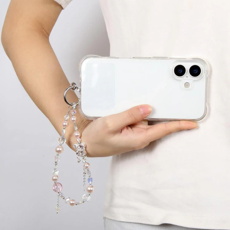 Bubble Bead Tassel Phone Lanyard(Silver) - Image 7