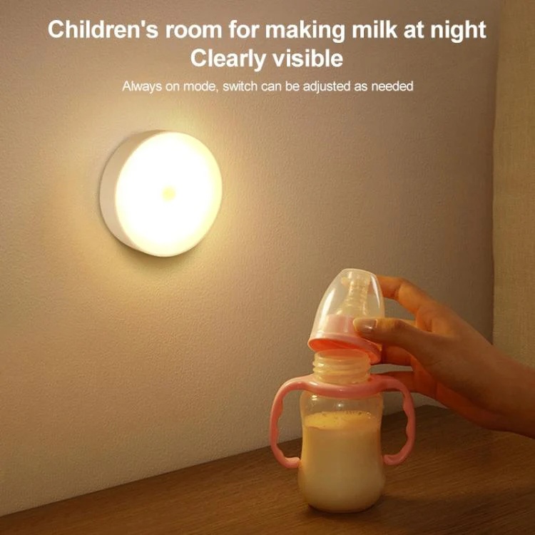 Button Switch Sensorless LED Night Light Bedside Lamp(3-Colors Light) - Image 4